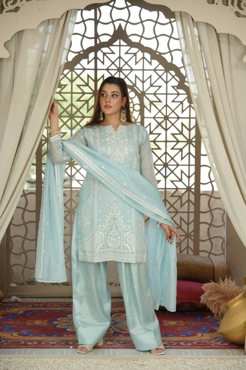 Aab-e-Neel | 3 PC | UNSTITCHED | STITCHED