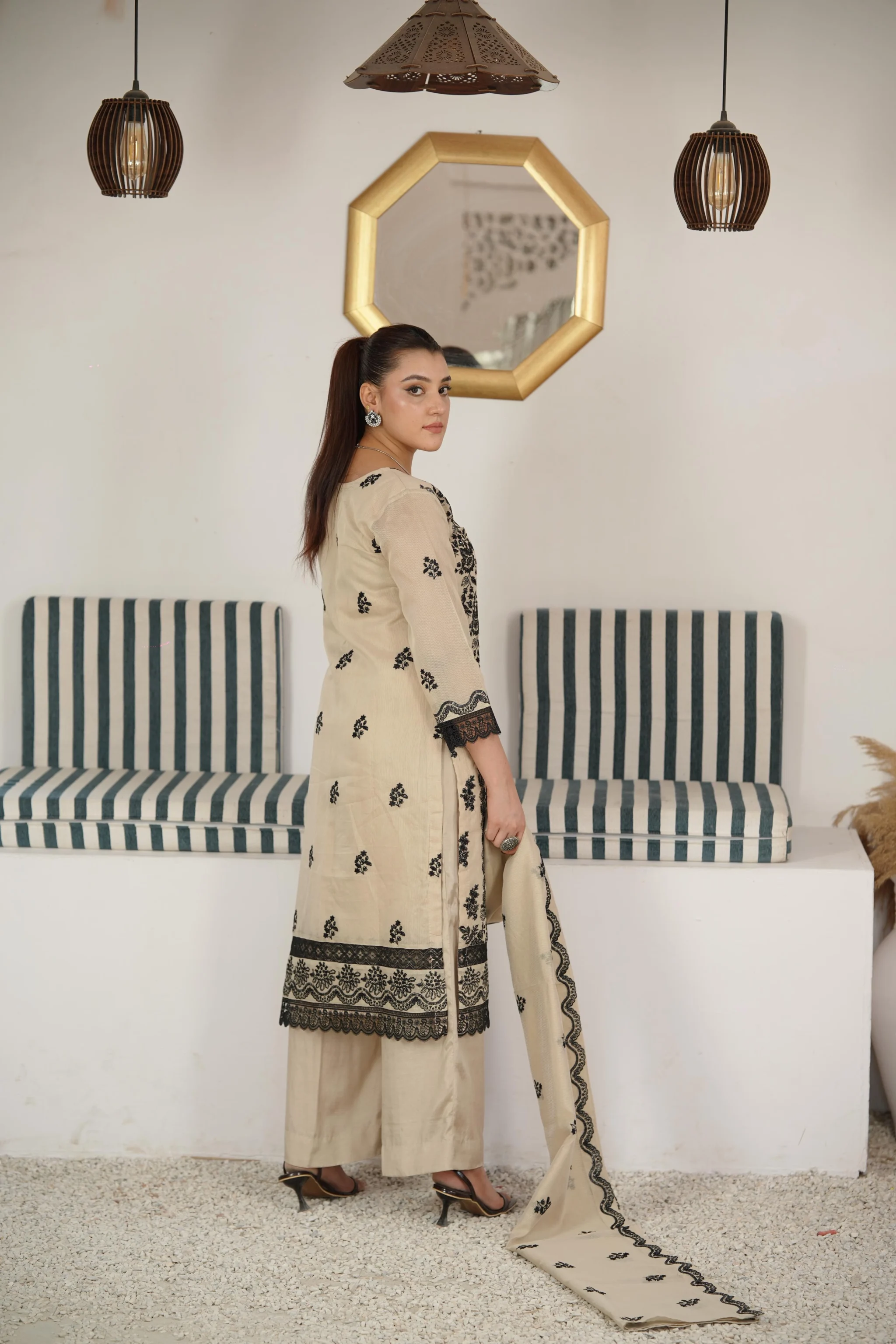 Khatt  | 3 PC | UNSTITCHED | STITCHED - Image 3