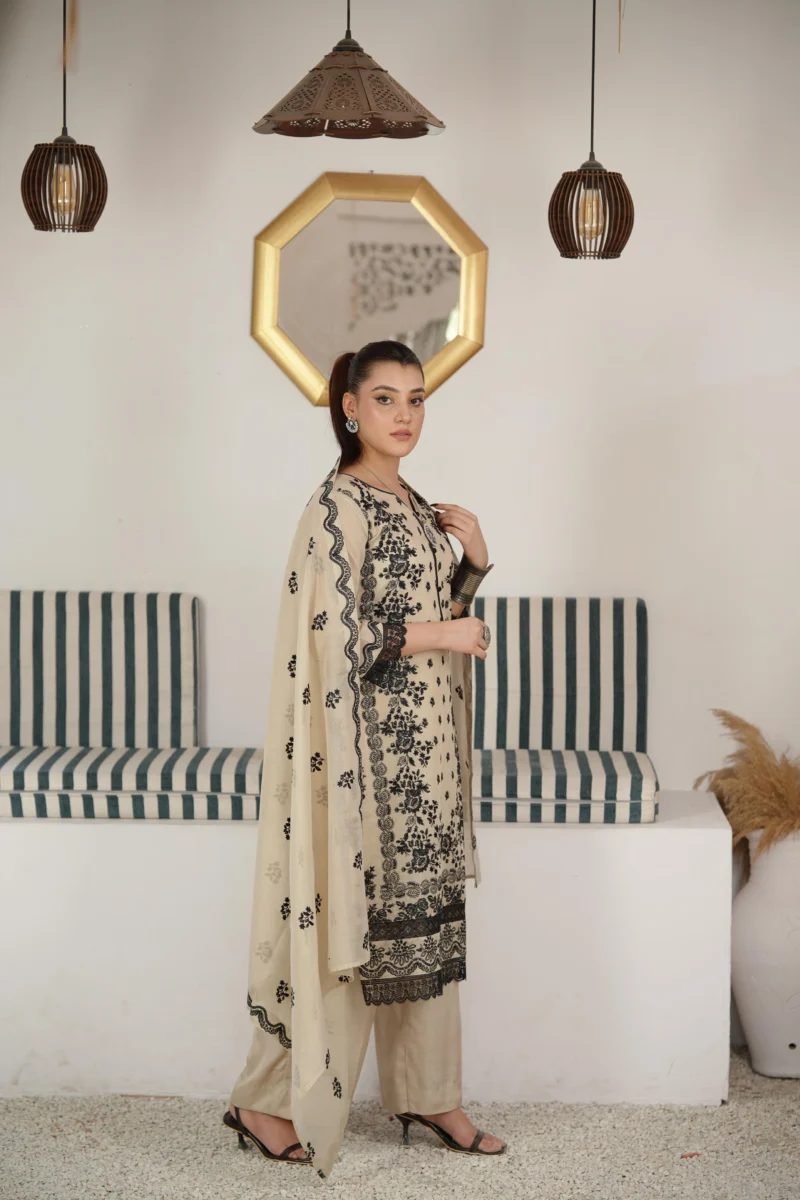 Khatt  | 3 PC | UNSTITCHED | STITCHED