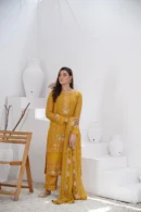 Mehrbano | 3 PC | UNSTITCHED | STITCHED